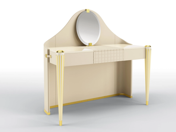KIMBERLY - Dressing table covered in leather by BRUNO ZAMPA - view 3